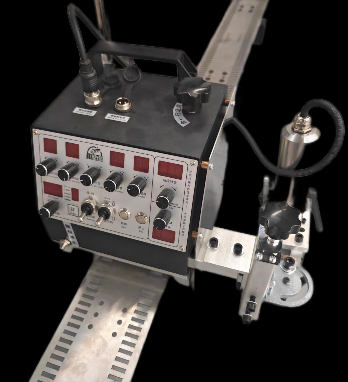 Flexible track welding carriage