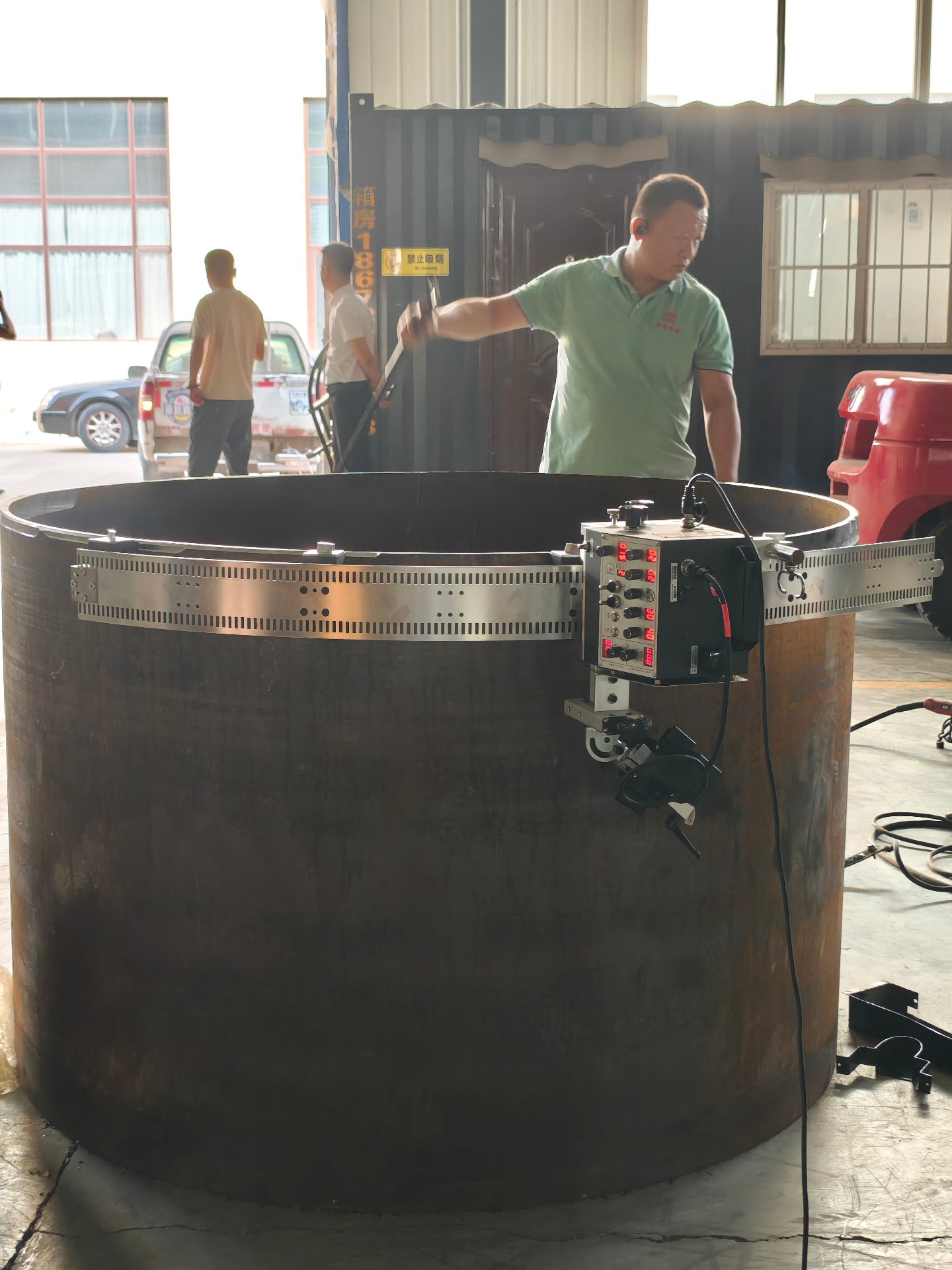 Tank shell work